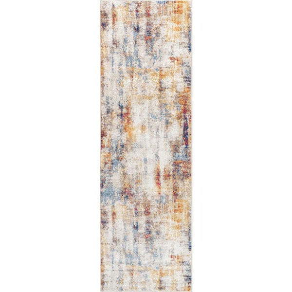 Chelsea Abstract Multi 2 ft. x 8 ft. Indoor Runner Rug