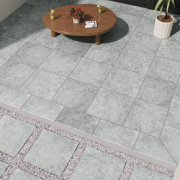 MSI Lunar Silver 2 cm. x 24 in. x 48 in. Matte Porcelain Stone Look Paver Tile (56 sq. ft. / pallet)