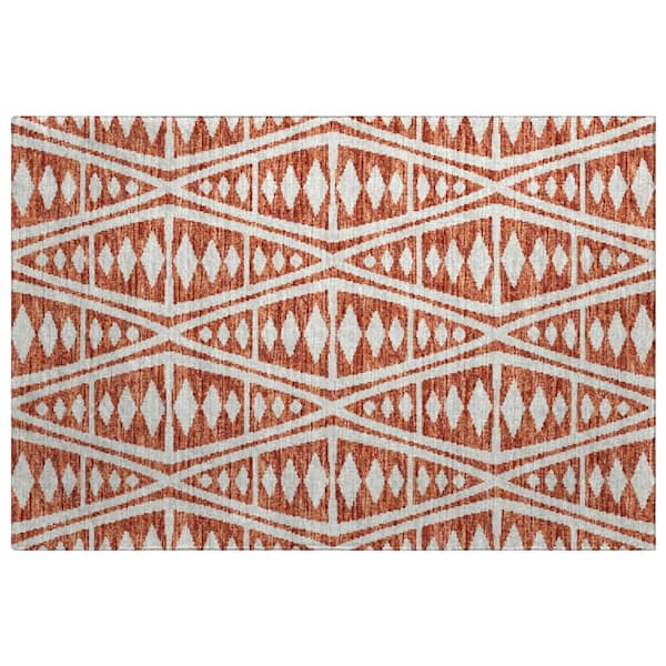 Dream Shag Premium Machine Washable Abstract ADS112 Canyon 2 ft. x 3 ft. Accent Rug