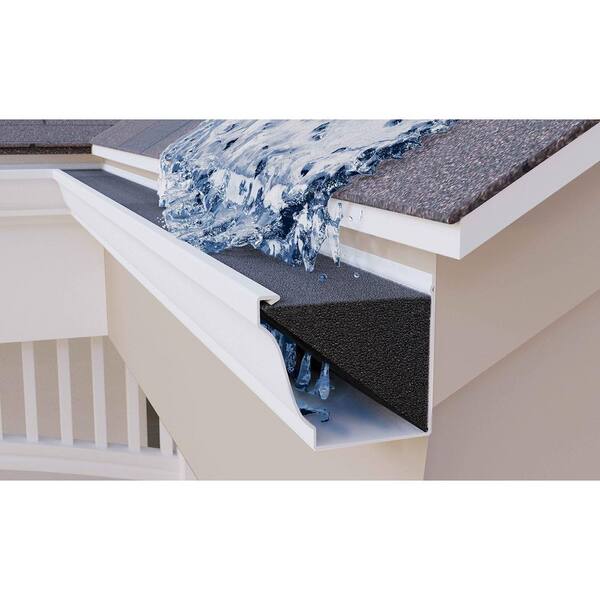 Pro 4 ft. Foam Filter Plastic Gutter Guard for 6 in. K-Style (24-Pack) Pro 4 ft. Foam Filter Plastic Gutter Guard for 6 in. K-Style (24-Pack)