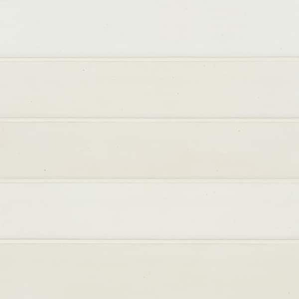 Sample-Celine 4 in. x 5 in. Matte White Porcelain Subway Tile