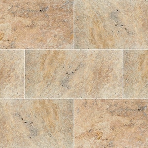 Tuscany Scabas 16 in. x 24 in. Tumbled Travertine Paver Tile (1 Piece/2.67 sq. ft.)