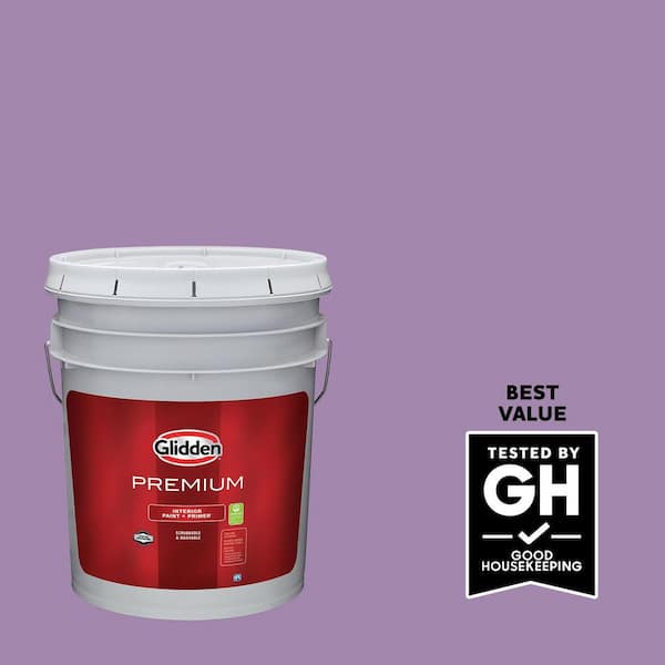 Glidden Premium 1 gal. PPG1176-5 Violet Eclipse Eggshell Interior Latex Paint