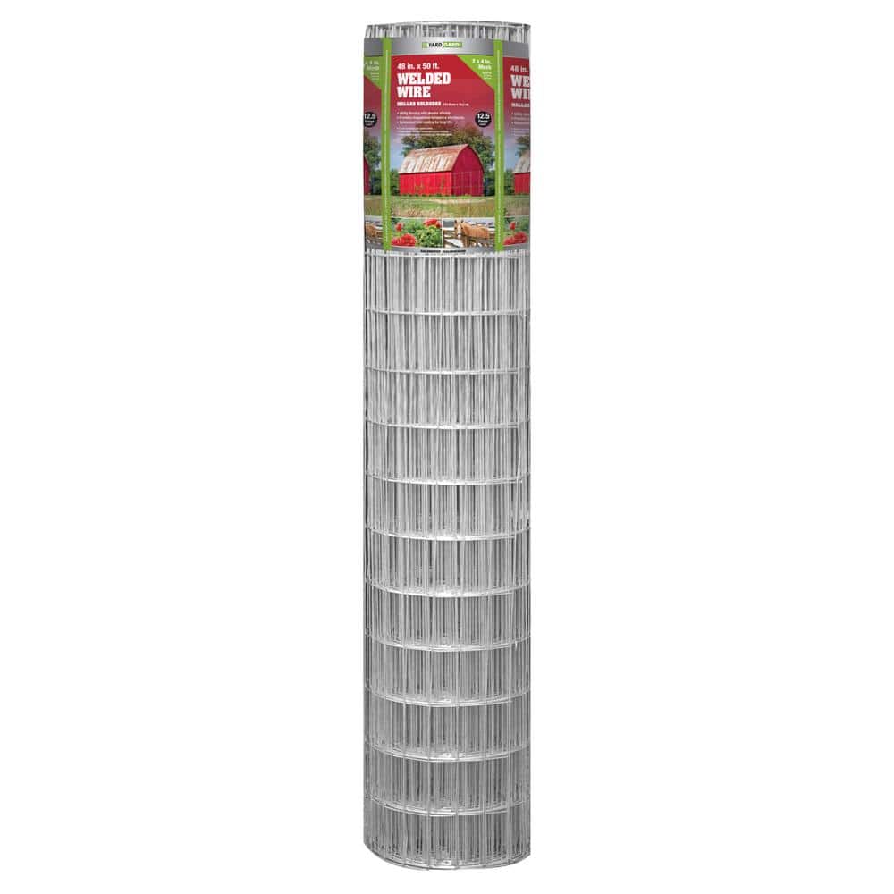 2 in. x 4 in. Mesh x 4 ft. x 50 ft. 12.5-Gauge Galvanized Steel Welded Wire Garden Fence price history on PriceWatchPro