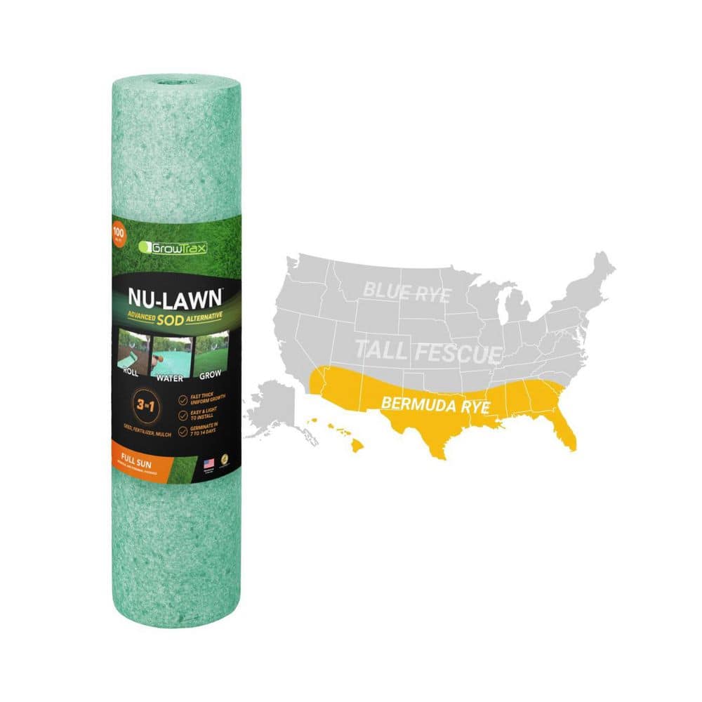 GROWTRAX 100 sq. ft. Big Roll Bermudarye Mixture 807 - The Home Depot
