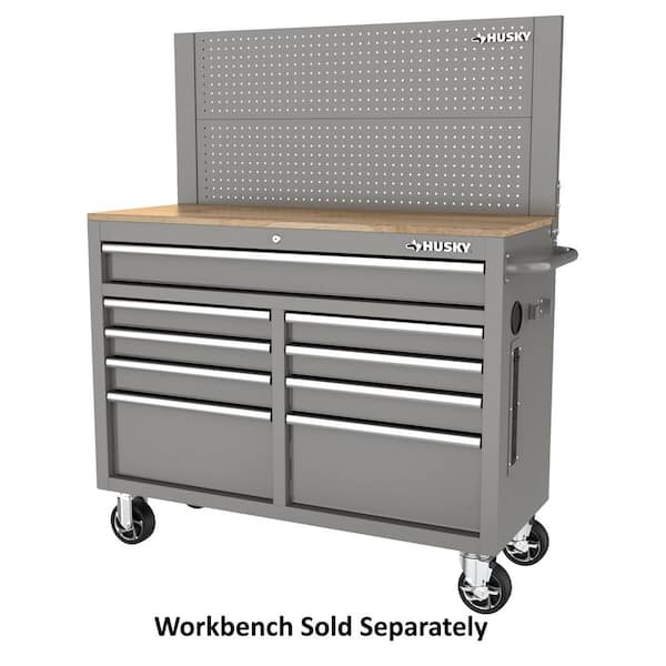 Hoptical H-09 | WSKY-PT.GRY【LIMITED】 Husky 46 in. Gloss Gray Steel Pegboard Attachment H46PEGBOARDGRY