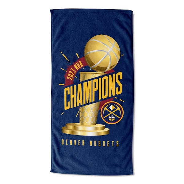 NBA Nuggets 2023 NBA Champions Triumph Printed Multicolor Beach Towel