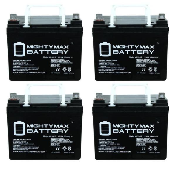 MIGHTY MAX BATTERY 12V 35Ah Pride Mobility Jazzy Select GT Replacement