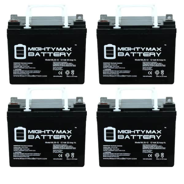 Mighty Max Battery 12v 35ah Sla Battery Replacement For Golden Buzzaround 4 Pack Max3536805 0639