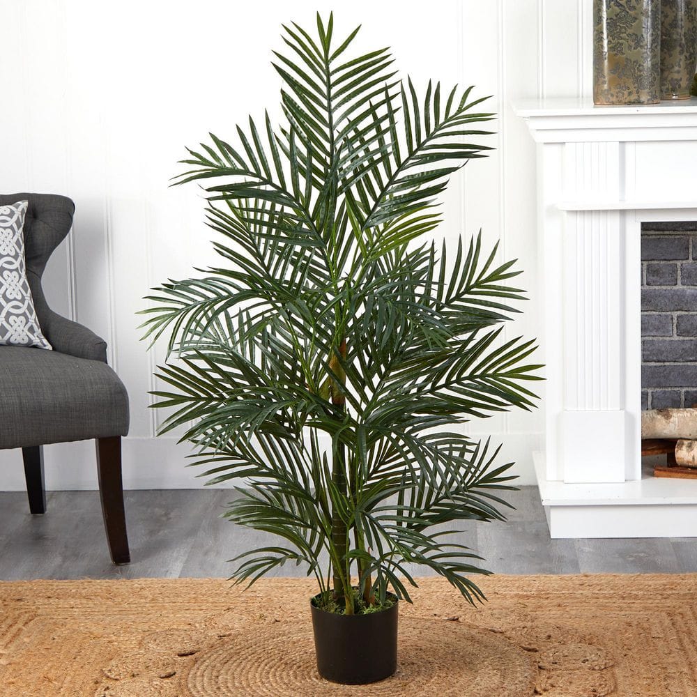 UV Resistant 3.5ft Areca Palm Artificial Floor Plant for Indoor/Outdoor