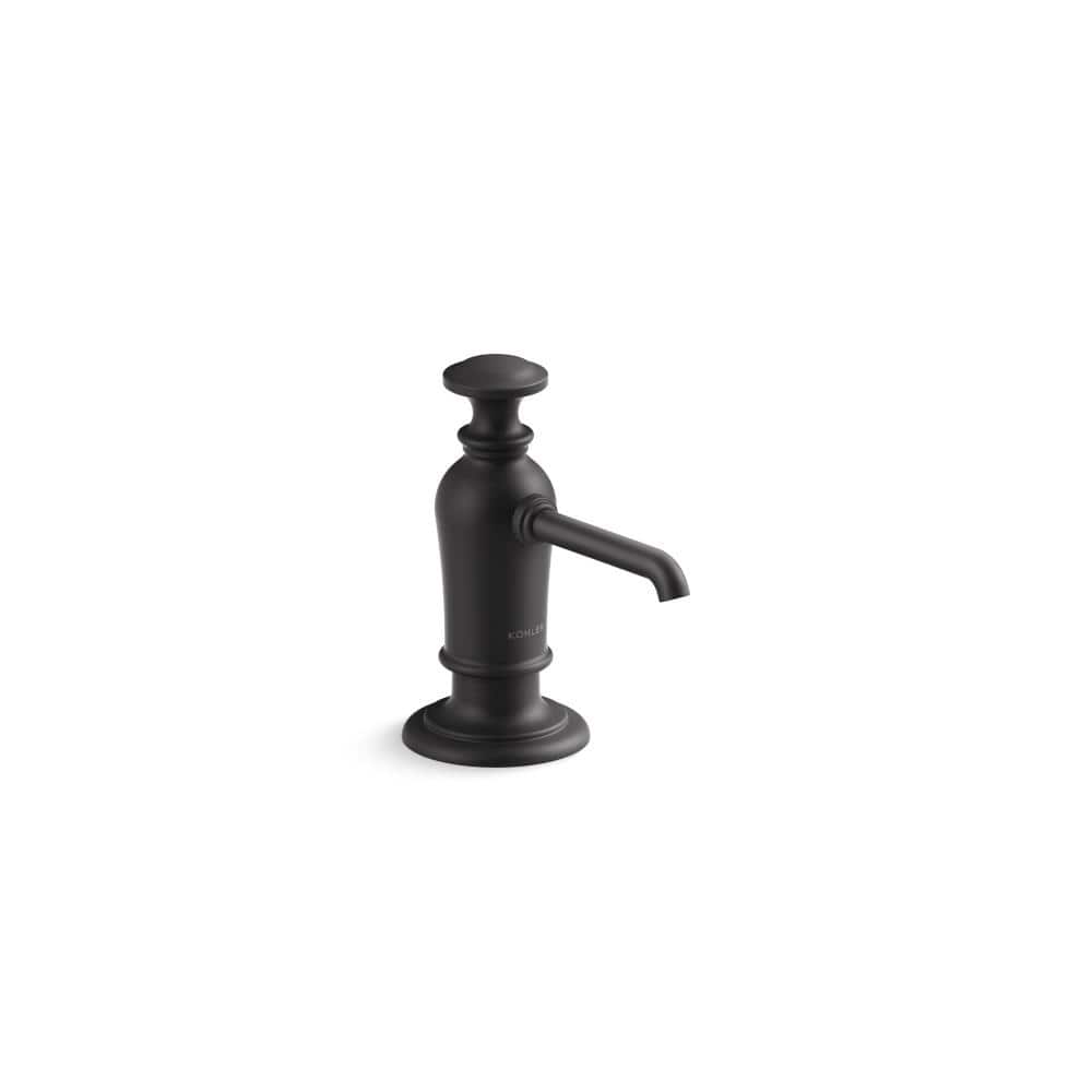 KOHLER Artifacts Soap/Lotion Dispenser in Matte Black 35759BL The