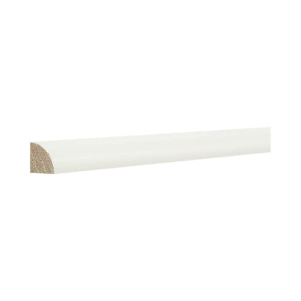LIFEART CABINETRY Princeton Series 96 in. W x 0.75 in. D x 0.75 in. H Quarter Round Molding Cabinet Filler in Off-White