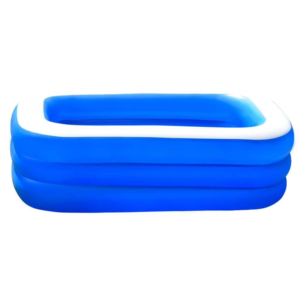 120 in x 70 in x 22 in Rectangle Deep Inflatable Ocean Kiddie Pool