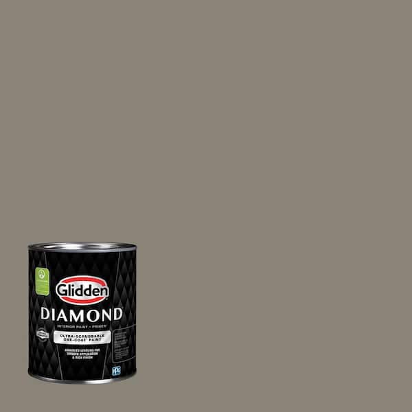 Glidden Diamond 1 qt. PPG0999-5 Sweater Weather Flat Interior Paint with Primer