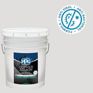 5 gal. PPG0995-1 Shaded Whisper Semi-Gloss Antiviral and Antibacterial Interior Paint with Primer