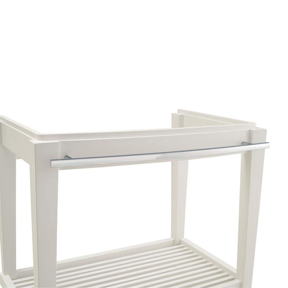 Polished Chrome 24" Countertop Towel Bar