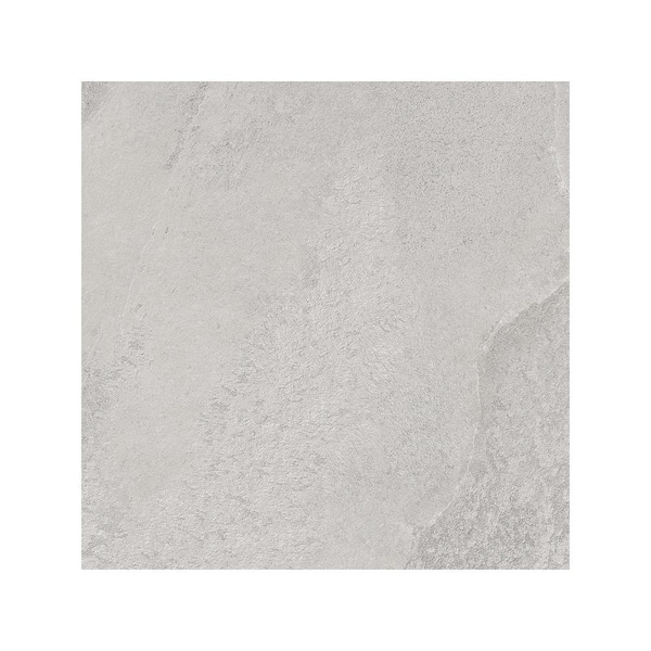 Giorbello Hurricane Italian Porcelain 24 in. x 24 in. x 9 mm Floor and Wall Tile Gray Sample