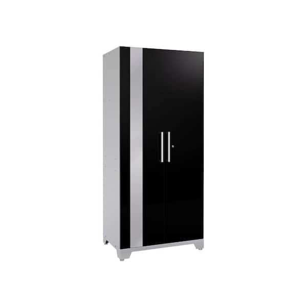 NewAge Products Performance Plus 2.0 36 in. W x 83.25 in. H x 24 in. D Steel Garage Multi-Use Locker Cabinet in Black