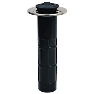 Hybrid Rod Holder Abs Plastic With Stainless Steel Cap, 0 Degree Angle