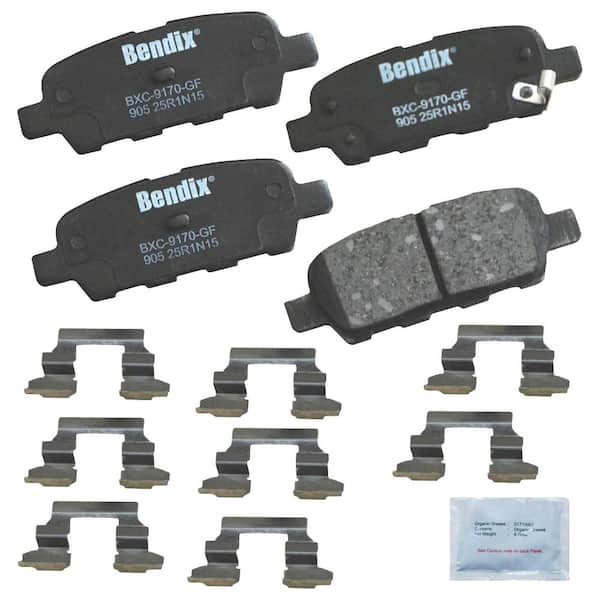 Bendix Premium Copper Free Disc Brake Pad Set 2007 Jeep Commander ...