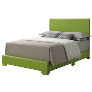 Aaron Apple Green Upholstered Full Panel Bed
