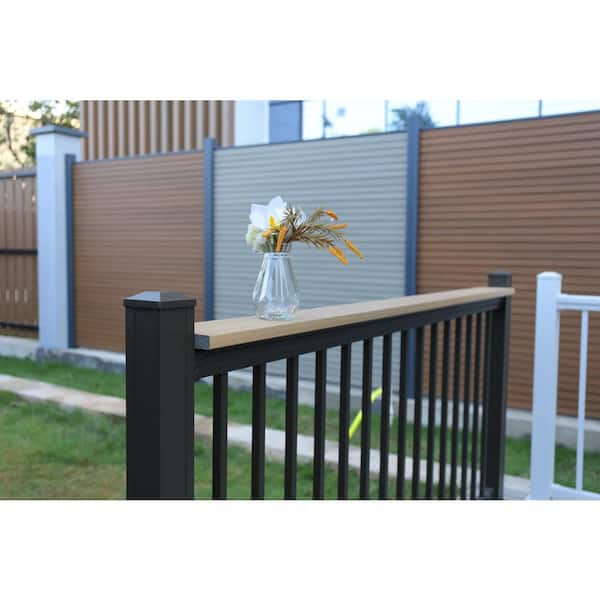 NewTechWood Allure 6 ft. Aluminum Drink Rail in White