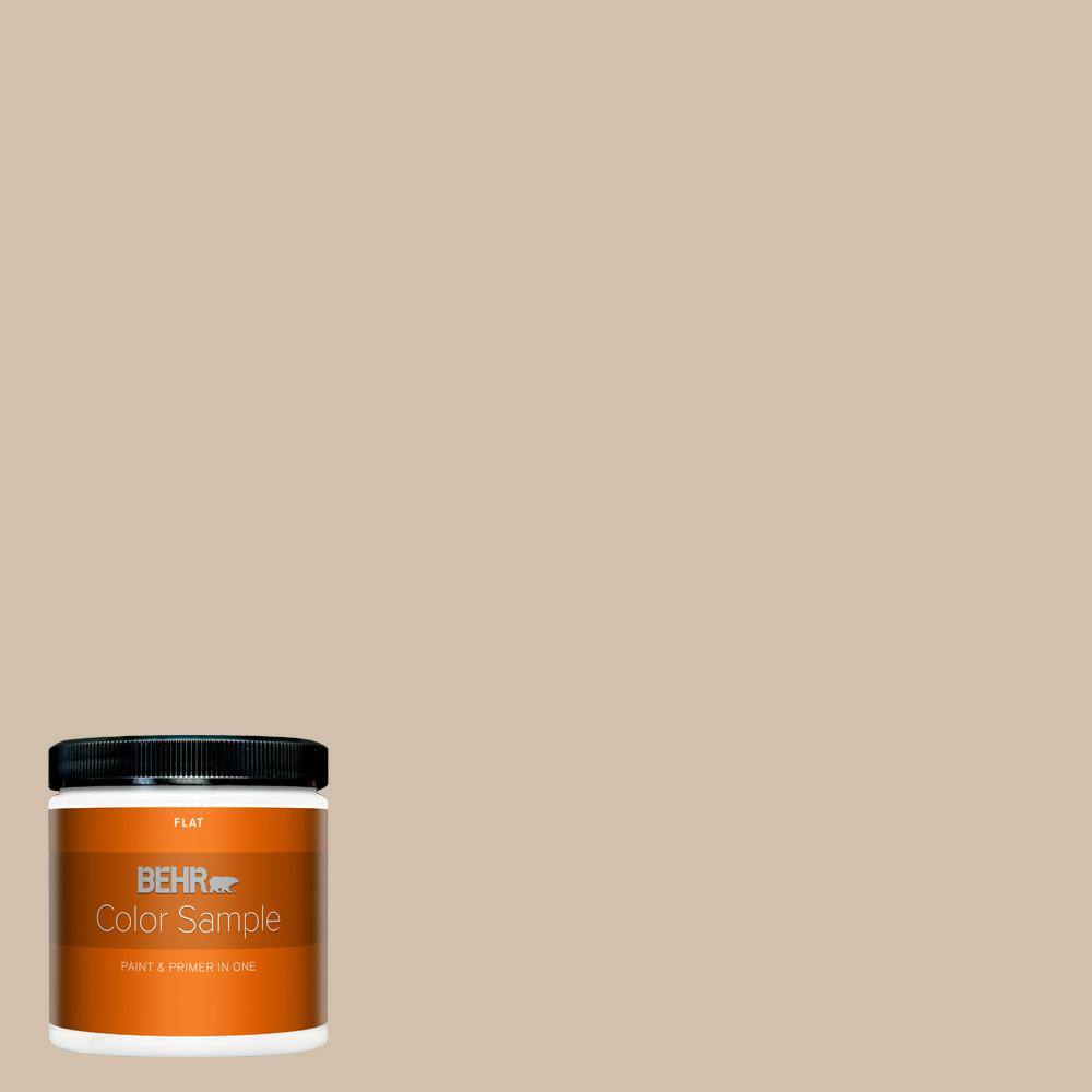 Behr Premium Plus 8 Oz 700c 3 Pecan Sandie Flat Interior Paint And Primer In One Sample B310416 The Home Depot