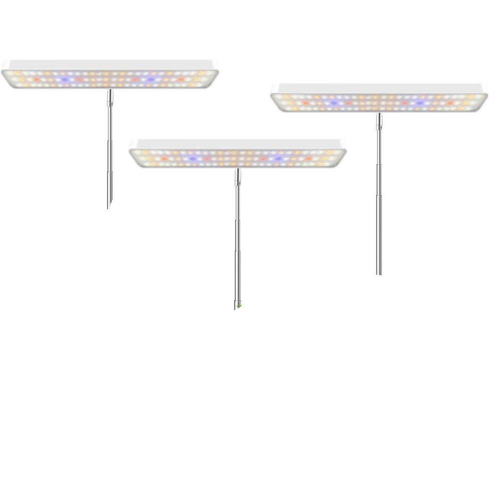 Full Spectrum 3 Pack 11 in. White Indoor LED Grow Light, Adjustable Height 7.8-26 in. Auto Timer, 5 Dimmable Levels price history on PriceWatchPro