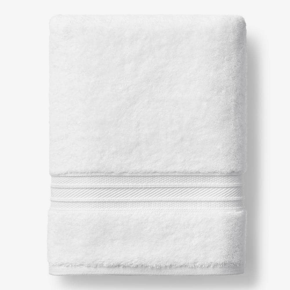 The Company Store Legends Hotel Waffle White Solid Cotton 2-Piece Wash Cloth