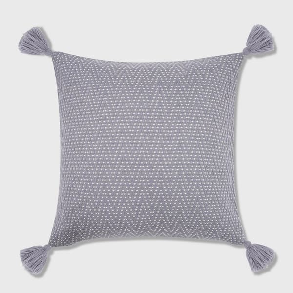 herringbone throw pillow