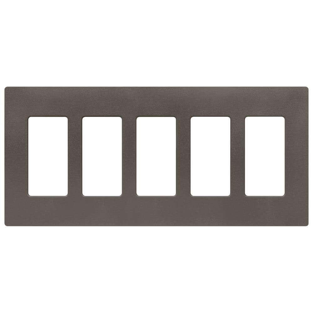 Claro 5 Gang Wall Plate for Decorator/Rocker Switches, Satin, Truffle (SC-5-TF) (1-Pack) price history on PriceWatchPro