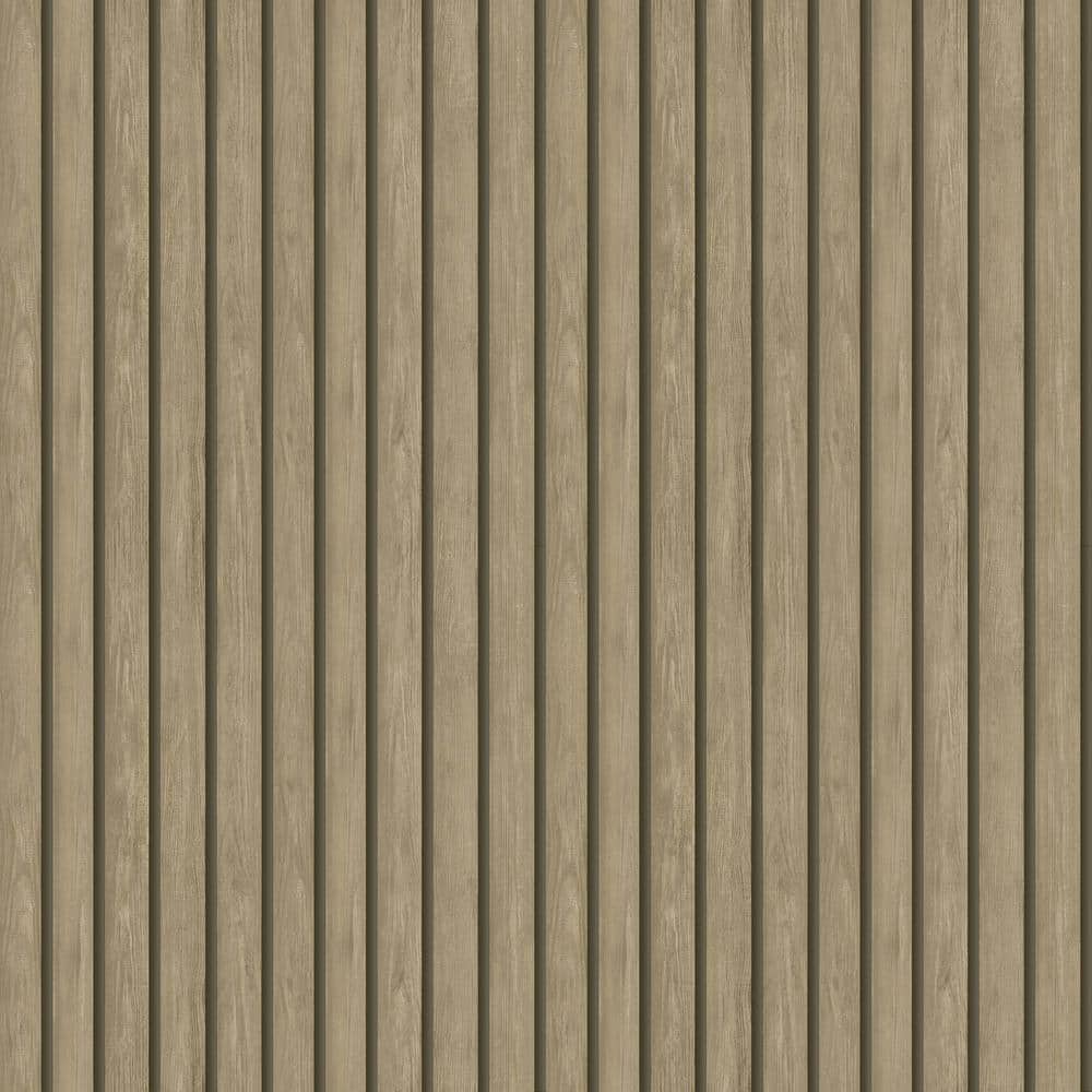 Faux Wood Slat Light Oak Non-Pasted Wallpaper (Covers 56 sq. ft.) price history on PriceWatchPro