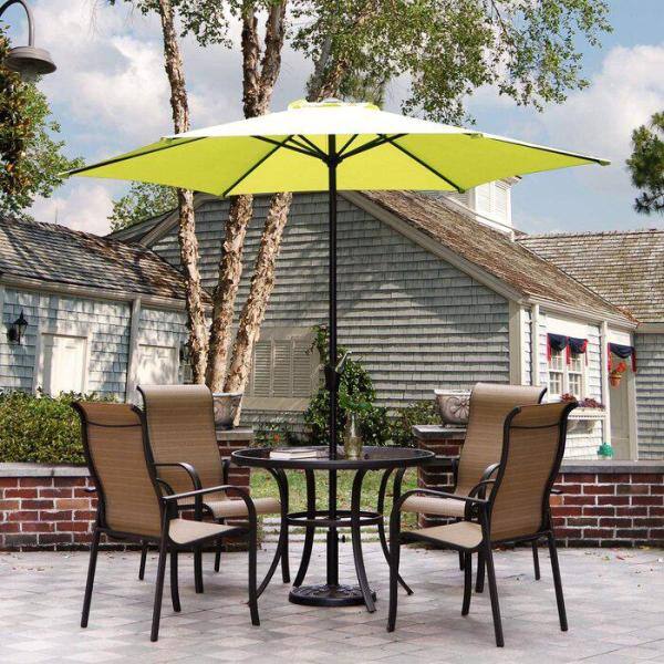 9 Ft Market Patio Umbrella, Lime Green Umbrella Outdoor Furniture