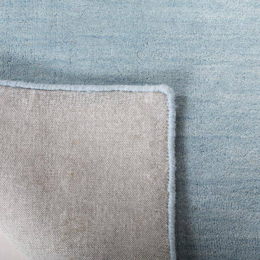 Hand-tufted Blue/Ivory Square Wool Kids Area Rug 6' x 9'