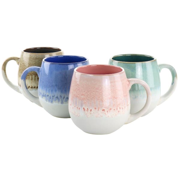 GIBSON HOME Village Vines 4-Piece Stoneware Measuring Cup Set in Multi  985118953M - The Home Depot