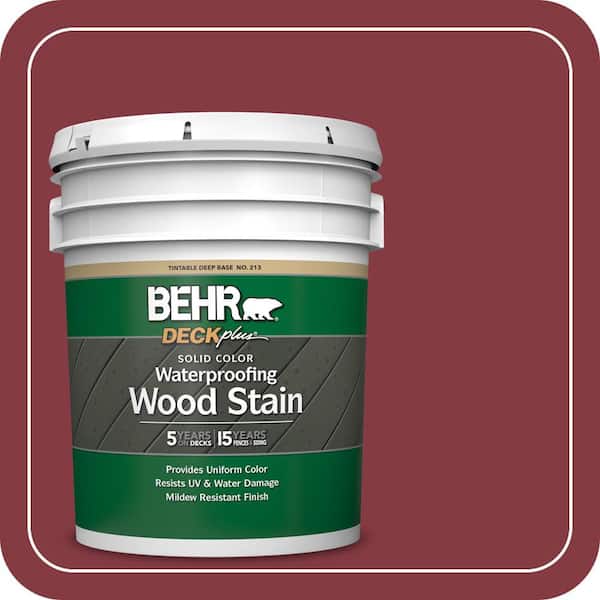 BEHR DECKplus 5 gal. #ICC-77 Sage Green Solid Color Waterproofing