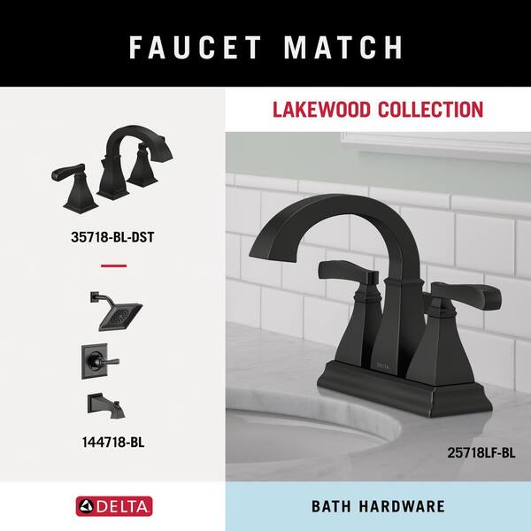 Delta Nicoli Double Towel Hook Bath Hardware Accessory in Matte Black  NIC35-MB - The Home Depot