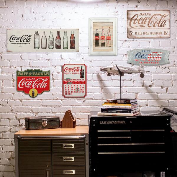 Open Road Brands Coca-Cola Service Embossed Tin Sign 90157553-S - The Home  Depot