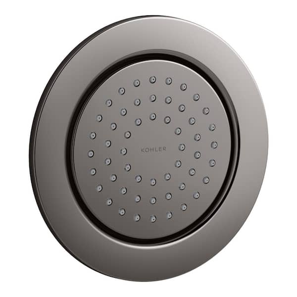 KOHLER WaterTile 4-7/8 in. Round 54-Nozzle Body Spray with Soothing Spray in Vibrant Titanium