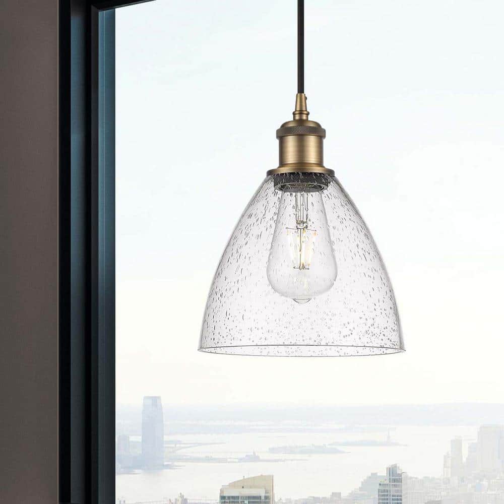 Ballston 11'' Mini Pendant in Polished Nickel and Brass with LED Option