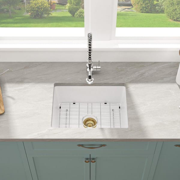 Have a question about Sarlai 22 in. Undermount Single Bowl White