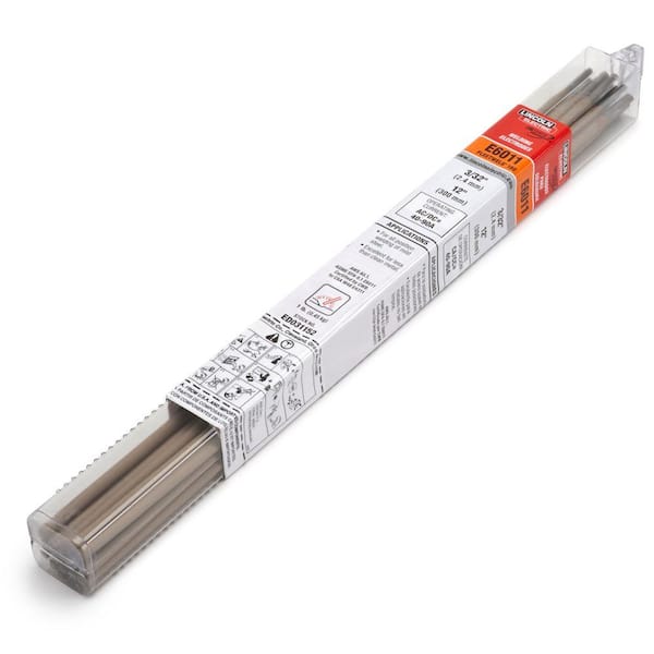 Lincoln Electric 3/32 in. Dia. x 12 in. Long Fleetweld 180-RSP E6011 Stick Welding Electrodes (1 lb. Tube)