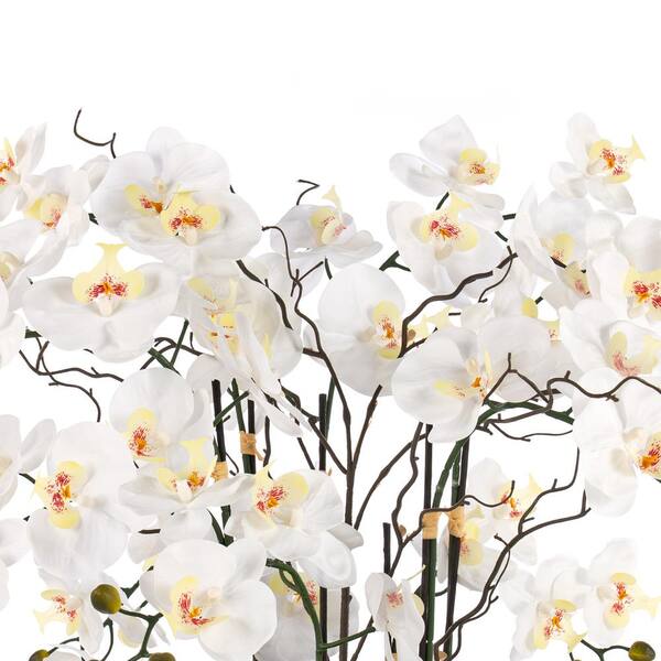Sezrgiu 2 Pack Led Orchid Branch Light Phalaenopsis Twig Lamp Artificial Butterfly Orchid Bouquet Battery Operated For Home Vase Decoration (Pink