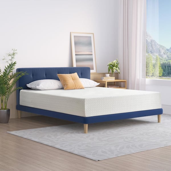 PICCHESS 10 in. Full Medium Memory Foam Mattress,Bed-in-a-Box Mattress ...