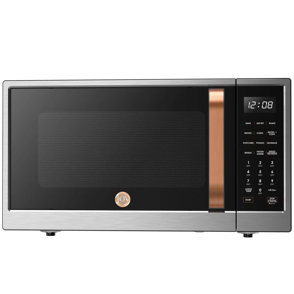 JOY KITCHEN 21.2 in. W 1.3 cu. ft. 1000-Watt Air Fry Convection and  Microwave Countertop Microwave in Stainless Steel JCMJ913S2AW-10 - The Home  Depot