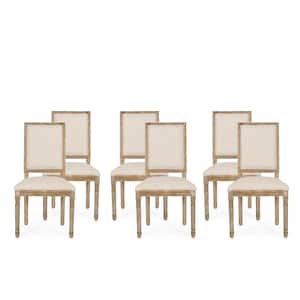 Robin Beige and Natural Side Chair (Set of 6)