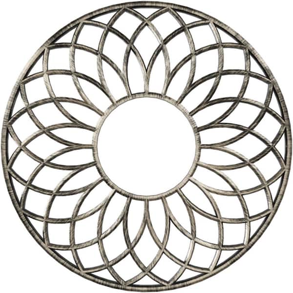 Ekena Millwork 3/4 in. x 26 in. x 26 in. Cannes Architectural Grade PVC Peirced Ceiling Medallion