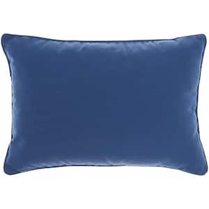 Jordan Blue Geometric Acrylic 20 in. X 14 in. Throw Pillow