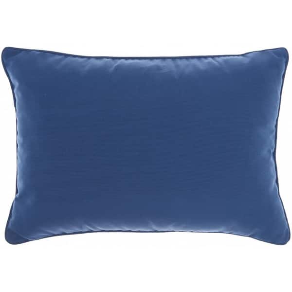 HomeRoots Jordan Blue Geometric Acrylic 20 in. X 14 in. Throw Pillow