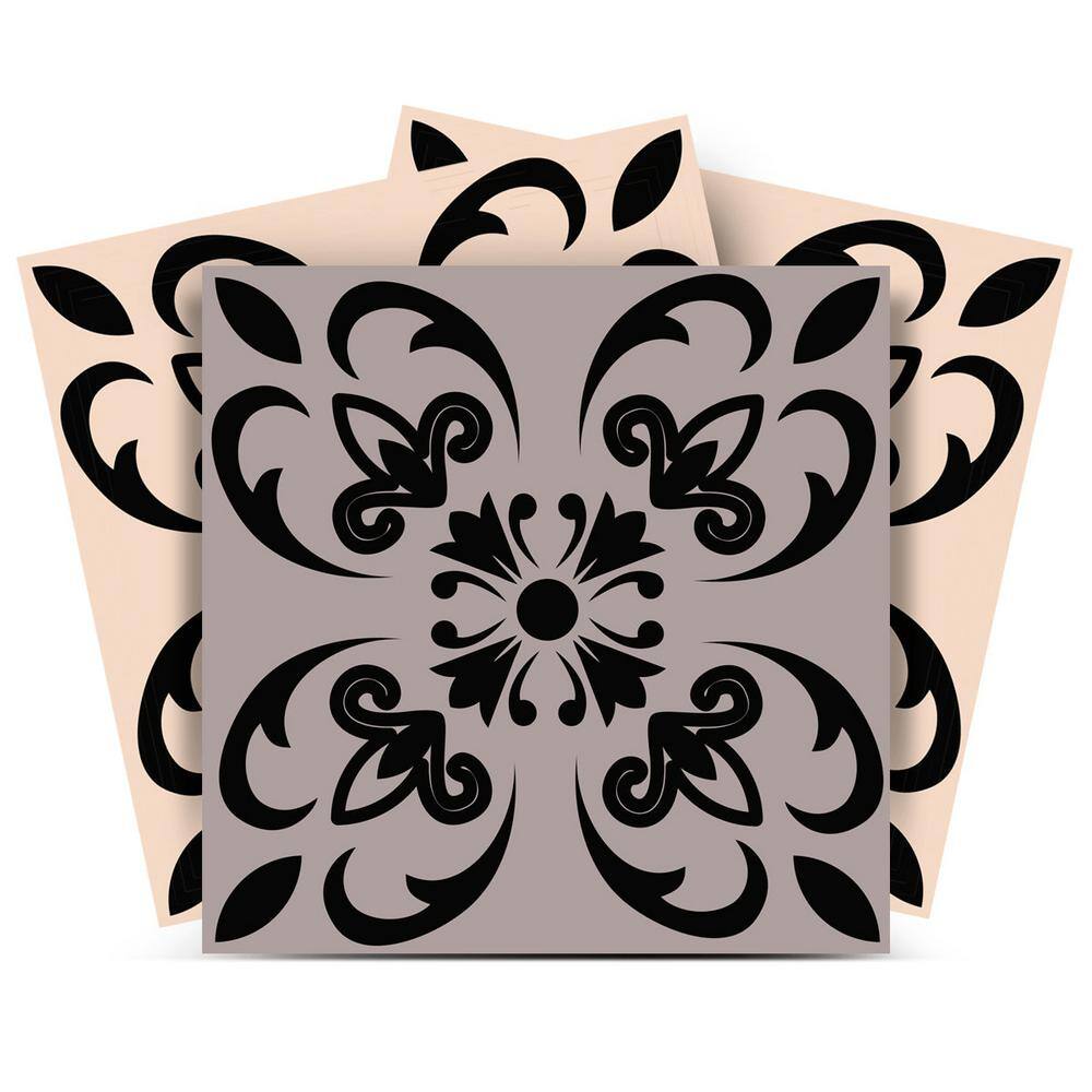 Gray, Black, Brown SB35 4 in. x 4 in. Vinyl Peel and Stick Tile (24 Tiles, 2.67 sq. ft./Pack) price history on PriceWatchPro